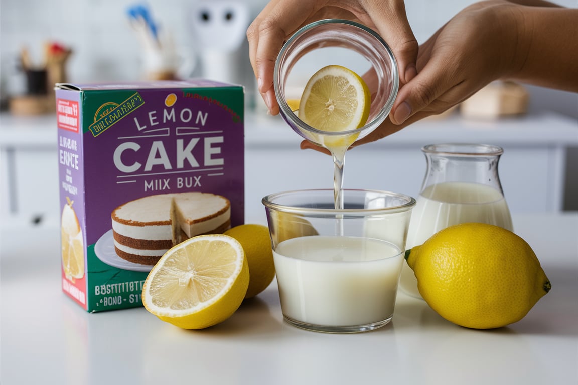 Can I Substitute Lemon Juice for Milk in Cake Mix?