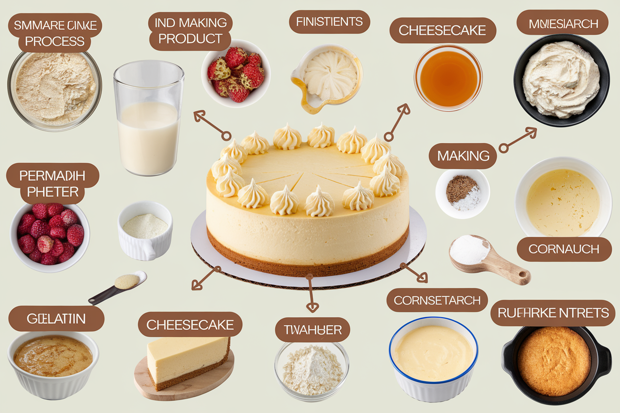 Can You Use Cornstarch Instead of Gelatin in Cheesecake?