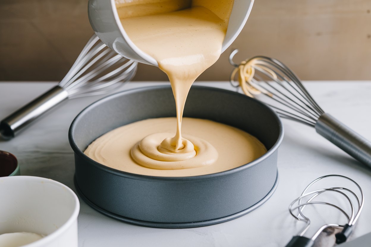 How to thicken no bake cheesecake batter without gelatin?