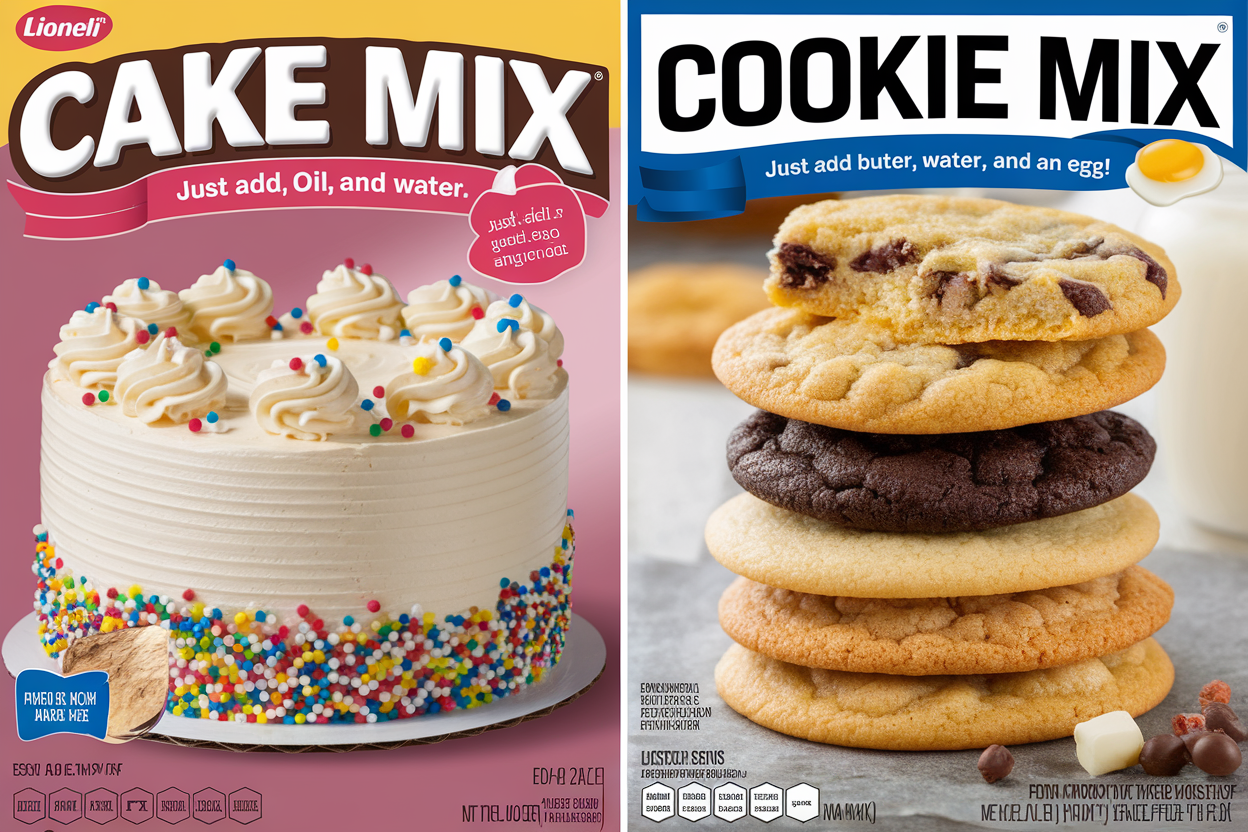 What's the difference between a cookie mix and a cake mix