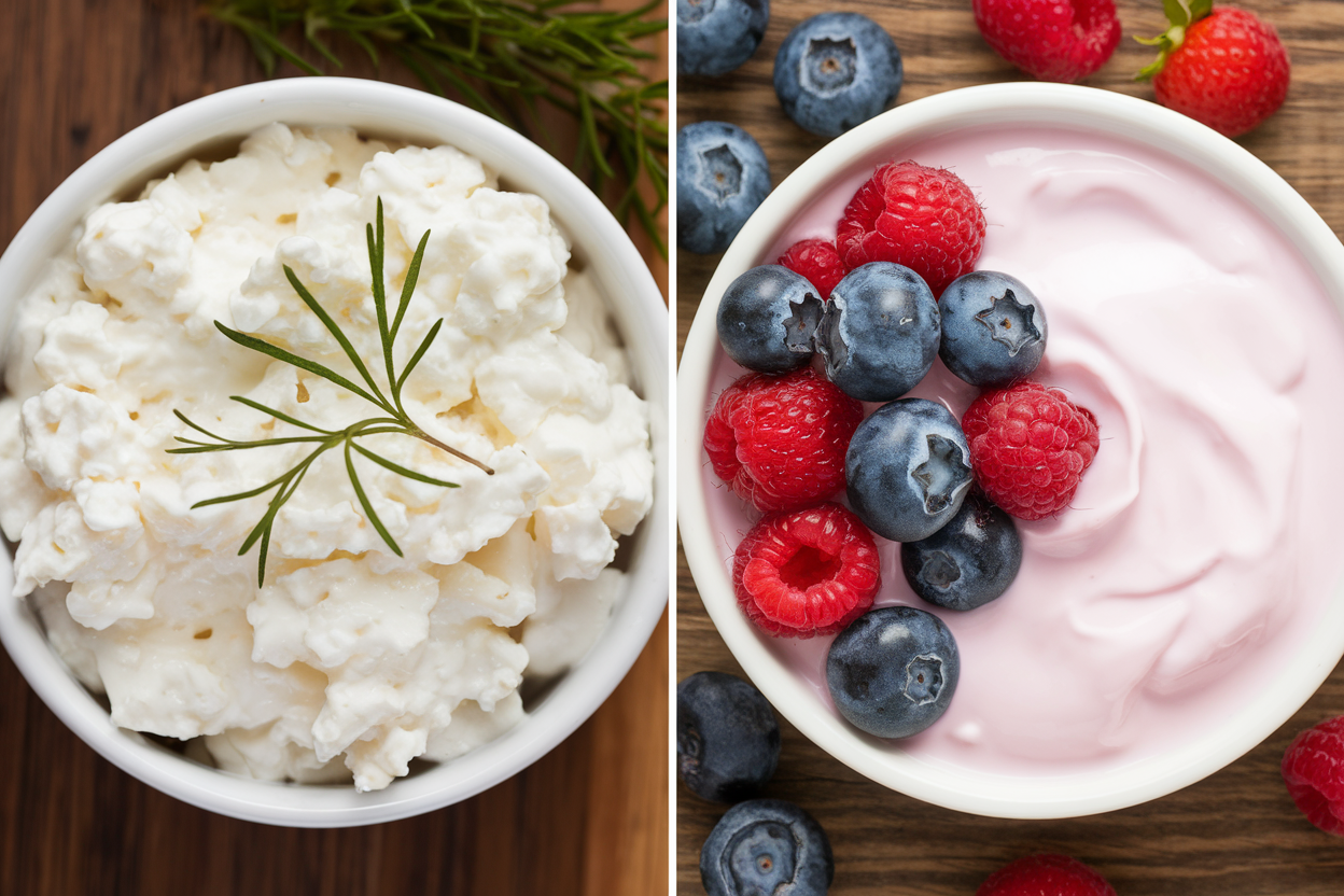 Is cottage cheese healthier than yogurt?