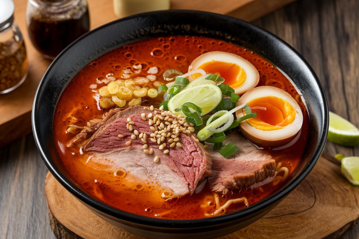 What is birria ramen made of?