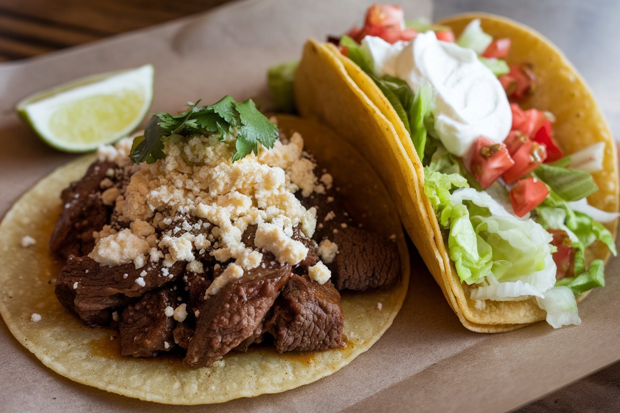 What is the difference between birria taco and regular taco?