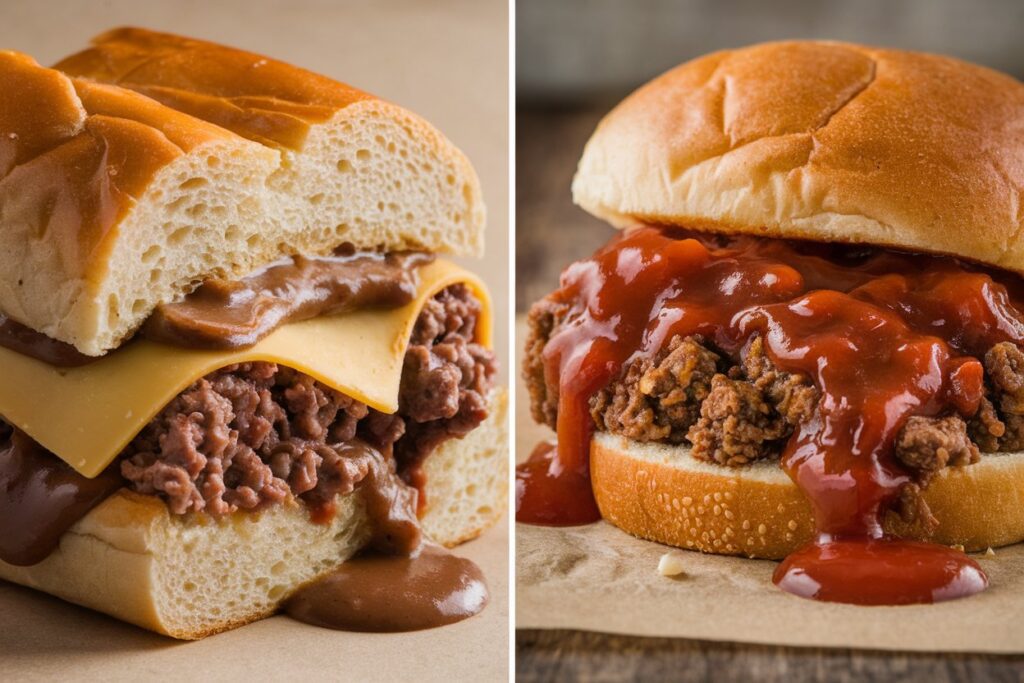 What’s the difference between Manwich and Sloppy Joes?