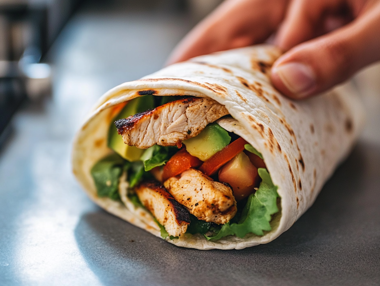 Is a grilled chicken wrap healthy